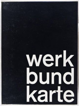 Item #28071 Werkbundkarte - eine Auswahl des Deutschen Werkbundes Hessen e.V. Verband Deutscher...