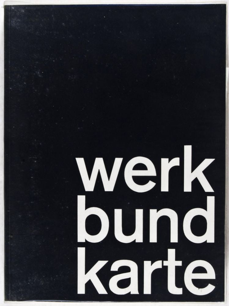 Item #28071 Werkbundkarte - eine Auswahl des Deutschen Werkbundes Hessen e.V. Verband Deutscher Tapetenfabrikanten, VDT.