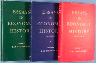 Essays in Economic History. 3-vol. set (Complete)