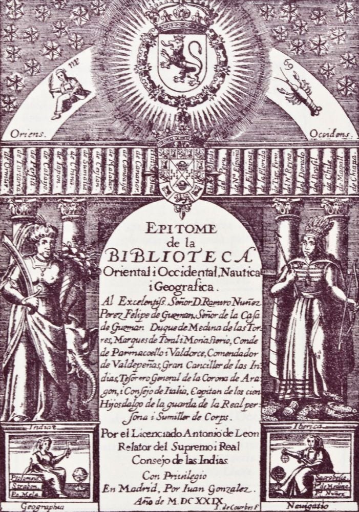 Item #28911 El Epitome de Pinelo, Primera Bibliografia del Nuevo Mondo. Antonio León Pinelo, Agustín Millares Carlo.