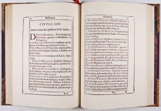 El Epitome de Pinelo, Primera Bibliografia del Nuevo Mondo