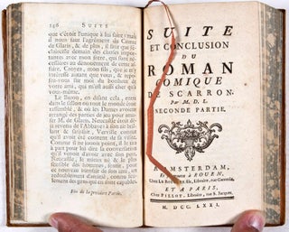 Suite et Conclusion du Roman Comique de Scarron. 2 volumes in one (Complete)