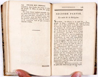 Discours sur l'Histoire Universelle, à Monseigneur le Dauphin ; Pour expliquer la suite de la Religion et les changements des Empires. 2-vol. set (Complete)