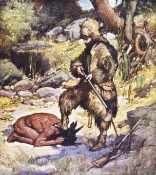 Item #29310 Robinson Crusoe. Daniel Defoe, Ernst Liebenauer, Karl Fahringer, Ludwig Tesar, illust