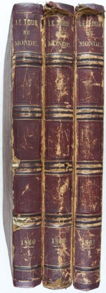 Nouveau Journal des Voyages: 1er Semestre 1860; 2eme Semestre 1860; 1er Semestre 1861. 3-vol. set (Complete)