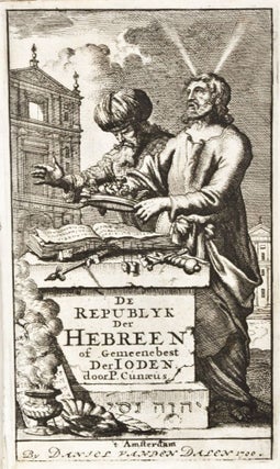 Item #30593 De Republyk der Hebreen, of Gemeenebest der Joden. Vol. 1. Petrus Cunaeus