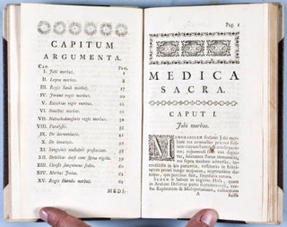 Medica Sacra: sive, de Morbis Insignioribus, qui in Bibliis memorantur, Commentarius