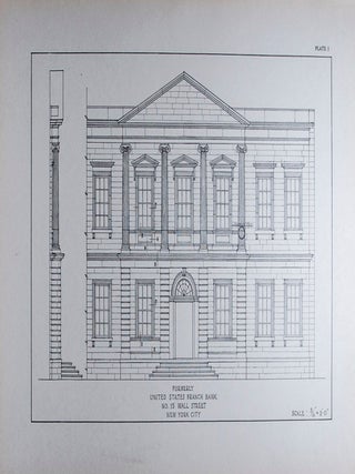Item #30931 Measured Drawings of Woodwork Displayed in the American Wing. Metropolitan Museum of...
