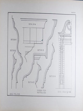 Measured Drawings of Woodwork Displayed in the American Wing