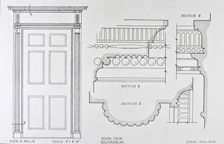Item #30932 Measured Drawings of Woodwork Displayed in the American Wing. Metropolitan Museum of...
