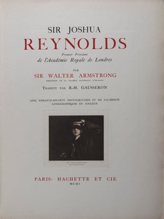 Sir Joshua Reynolds, Premier Pr&eacute;sident de l'Acad&eacute;mie Royale de Londres