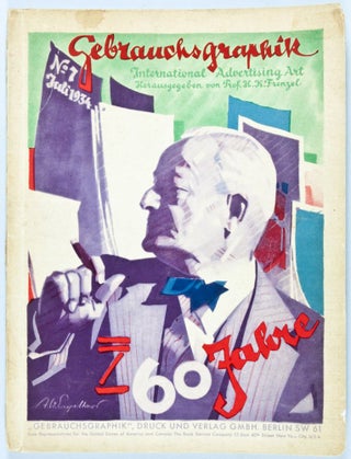 Item #31593 Gebrauchsgraphik. International Advertising Art (11. Jahrgang 1934, Heft 7 - Eleventh...