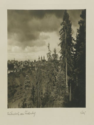Twenty Photogravures Signed by Adolf Lazi with Original Manuscript Letter & various related Ephemera (Presentation Copy)