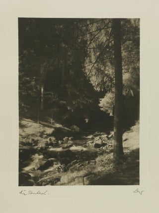 Twenty Photogravures Signed by Adolf Lazi with Original Manuscript Letter & various related Ephemera (Presentation Copy)