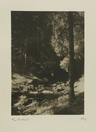 Twenty Photogravures Signed by Adolf Lazi with Original Manuscript Letter & various related Ephemera (Presentation Copy)
