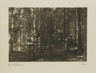 Twenty Photogravures Signed by Adolf Lazi with Original Manuscript Letter & various related Ephemera (Presentation Copy)