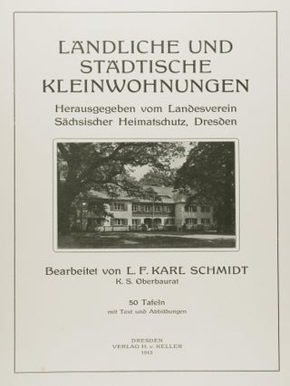 Item #32483 Ländliche und städtliche Kleinwohnungen (Complete with Atlas & Brochure). L. F....