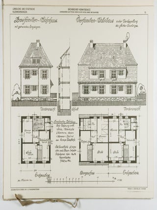 Ländliche und städtliche Kleinwohnungen (Complete with Atlas & Brochure)