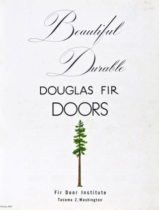 Item #32795 Beautiful Durable Douglas Fir Doors. Designs and Specifications of Pacific Northwest...