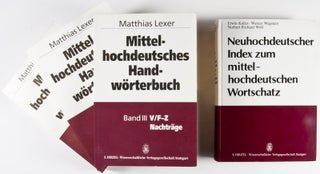 Mittelhochhes Handwörterbuchdeutsc + Neuhochdeutscher Index zum mittelhochdeutschen Wortschatz. 4-vol. set (Complete)