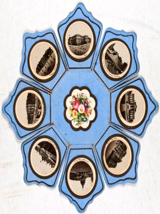 Item #33116 Die-Cut Litho View 'Basket' Souvenir of Washington D.C. D. C. Photography:...