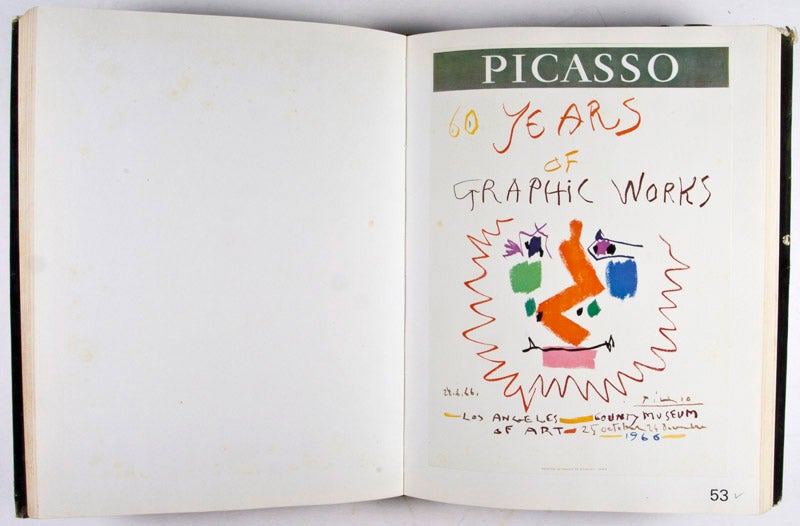 Les Affiches de Pablo Picasso by Christophe Czwiklitzer on Eric Chaim  Kline, Bookseller