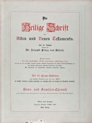 Die Heilige Schrift des Alten und Neuen Testaments. 2-vol. set (Complete)