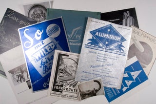 Unique Convolute Relating to the the 1930's German Metal Industry (some with Bauhaus Graphics)