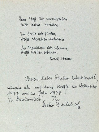 Anthroposophy (Unique Collection of Rudolf Steiner Writings and Goetheanum Publications: 40 Typescripts and printed works.