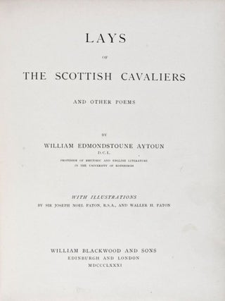 Lays of the Scottish Cavaliers and Other Poems