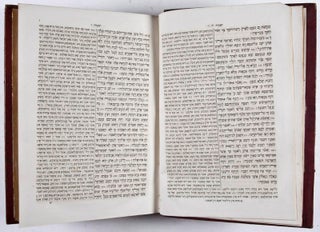 Sefer Kitve Ha-Kodesh: Torah Nevi'im U-Khetuvim 'Im Ha'atakah 'Ashkenazit [THE HEBREW BIBLE, IN HEBREW AND GERMAN, W/ ALL TEXT IN HEBREW SCRIPT]
