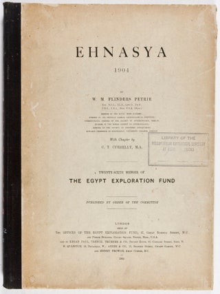 Ehnasya 1904 (Twenty-Sixth Memoir of The Egypt Exploration Fund)