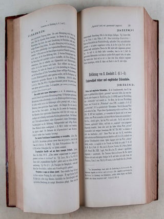 Commentar zu Kants Kritik der reinen Vernunft. 2 volumes bound in one (Complete)