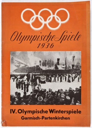 Item #34273 Olympische Spiele 1936: IV. Olympische Winterspiele Garmisch-Partenkirchen, 6. bis...