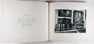 Aufnahmen aus den Ausstellungsräumen der Firma Malmedé & Geissendörfer, Köln a. Rh. Unter Sachsenhausen 33. Kunstgewerbehaus, Möbel und Dekoration.