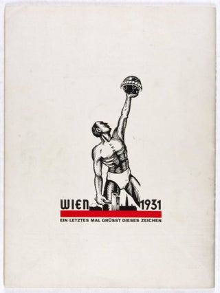 2. Arbeiter-Olympiade; Wien, 19.-26. Juli 1931 (2. Olympiade Ouvrière; 2. Delnicka Olympiada; 2. Laborista Olimpiado)