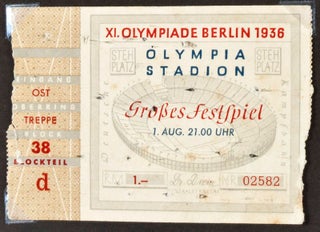 Item #34728 Unique photo album of the Berlin Olympic Games of 1936. n/a