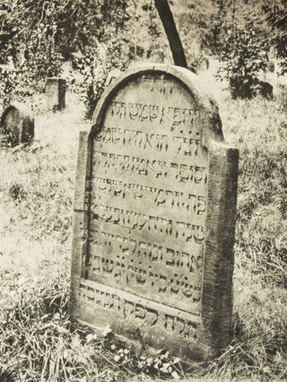 Item #34741 Der alte israelische Friedhof zu Worms a. Rh. Max Levy