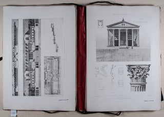 Fragments d'Architecture Antique d'après les relevés et restaurations des anciens pensionnaires de l'Académie de France à Rome. 2-vol. set (Complete)