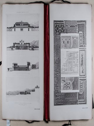 Fragments d'Architecture Antique d'apr&egrave;s les relev&eacute;s et restaurations des anciens pensionnaires de l'Acad&eacute;mie de France &agrave; Rome. 2-vol. set (Complete)
