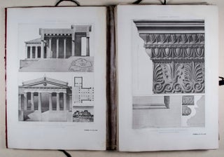 Fragments d'Architecture Antique d'après les relevés et restaurations des anciens pensionnaires de l'Académie de France à Rome. 2-vol. set (Complete)