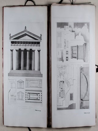 Fragments d'Architecture Antique d'apr&egrave;s les relev&eacute;s et restaurations des anciens pensionnaires de l'Acad&eacute;mie de France &agrave; Rome. 2-vol. set (Complete)