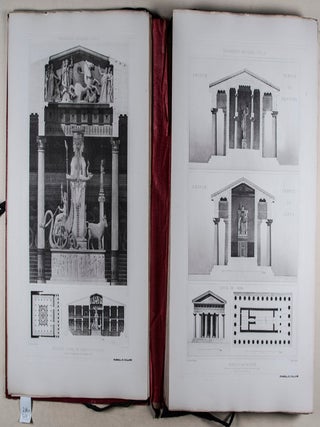 Fragments d'Architecture Antique d'apr&egrave;s les relev&eacute;s et restaurations des anciens pensionnaires de l'Acad&eacute;mie de France &agrave; Rome. 2-vol. set (Complete)