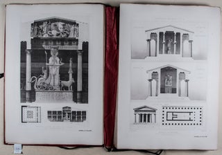 Fragments d'Architecture Antique d'après les relevés et restaurations des anciens pensionnaires de l'Académie de France à Rome. 2-vol. set (Complete)