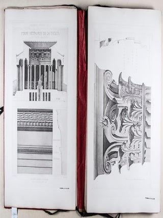 Fragments d'Architecture Antique d'apr&egrave;s les relev&eacute;s et restaurations des anciens pensionnaires de l'Acad&eacute;mie de France &agrave; Rome. 2-vol. set (Complete)