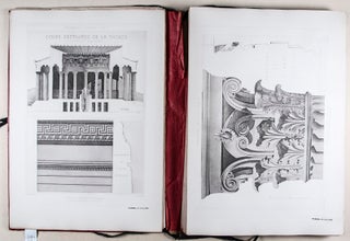 Fragments d'Architecture Antique d'après les relevés et restaurations des anciens pensionnaires de l'Académie de France à Rome. 2-vol. set (Complete)