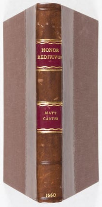 Honor Redivivus: Or, An Analysis of Honor and Armory