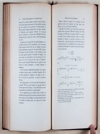 Statique Exp&eacute;rimentale et Th&eacute;orique des Liquides Soumis aux Seules Forces Mol&eacute;culaires. 2-vol. set (Complete)
