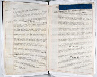 Contract for certain alterations in and additions to Keele Hall, Staffordshire. the Property of Ralph Sneyd Esquire [MANUSCRIPT ON VELLUM]
