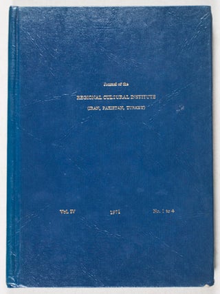 Journal of the Regional Cultural Institute (Iran, Pakistan, Turkey)